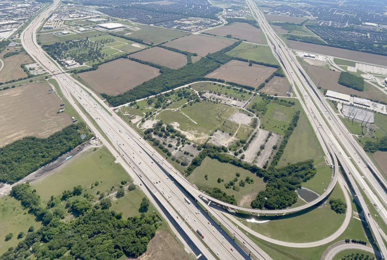 Fairview Allen Aerial Raw Land